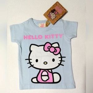 🔥SALE🔥 Hello Kitty Sanrio Baby Girl's Short Sleeved T-shirt Tee NWT Size 0-3M